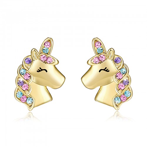 Hypoallergenic hot sale unicorn earrings